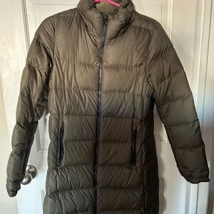 The North Face Olive Puffer Jacket